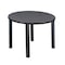 Kee Round Tables > Breakroom Tables > Kee Square & Round Tables, Wood, Metal Top, Grey TB42RNDGYBPBK - alternate 1